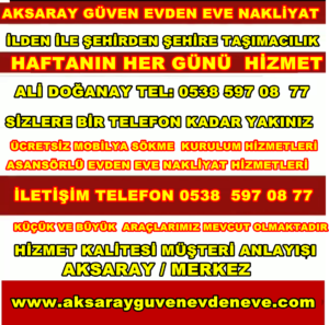 aksaray evden evve
